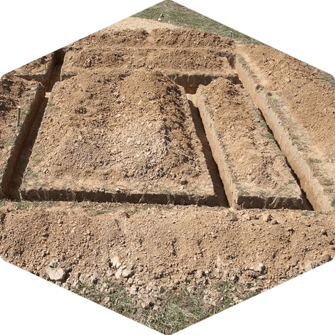 Земляные работы - копаем траншею под фундамент